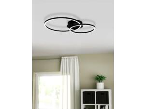 Eglo Palmaves plafonnier LED 12W noir/blanc