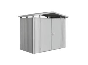 Biohort Panorama P1 tuinhuis 273x158x227 cm met dubbele deur metaal zilver metallic