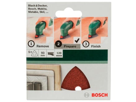 Bosch Papier abrasif G120 93mm 1