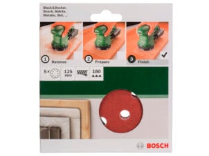 Bosch Papier abrasif G180 125mm