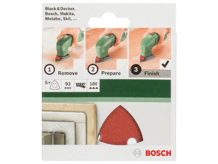 Bosch Papier abrasif G180 93mm 1