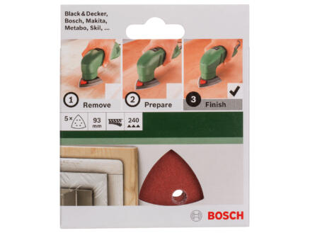 Bosch Papier abrasif G240 93mm 1
