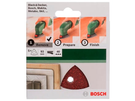 Bosch Papier abrasif G40 93mm 1