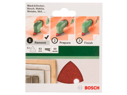 Bosch Papier abrasif G60 93mm 1