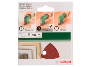 Bosch Papier abrasif G80 93mm