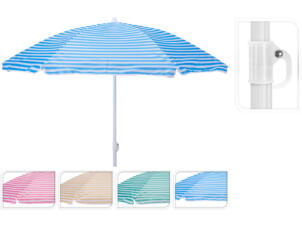 Parasol de plage 150cm disponible en 4 couleurs