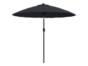 Parasol met aluminium paal 270 cm zwart