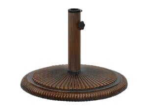 Parasolvoet 45x45x30 cm gietijzer brons