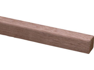 Parclose 19x16 mm 270cm bois dur rouge