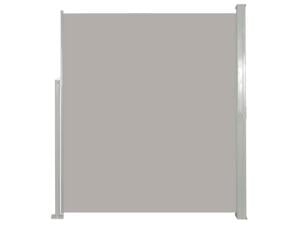 Pare-vent uittrekbaar 160x500 cm gris