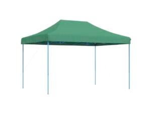 Partytent inklapbaar 410x279x315 cm groen