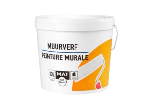 Peinture murale mat 10l blanc