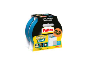 Pattex Perfect Paint ruban de masquage 25mx19mm bleu 2 pièces