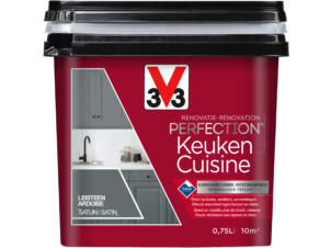 V33 Perfection peinture rénovation cuisine satin 0,75l ardoise
