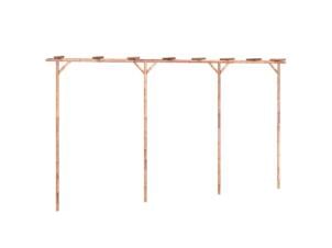 Pergola 3,85x0,40x2,05 m bamboe
