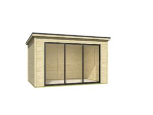 Outdoor Life Products Pernilla houten tuinhuis 385x295x239 cm blokhut
