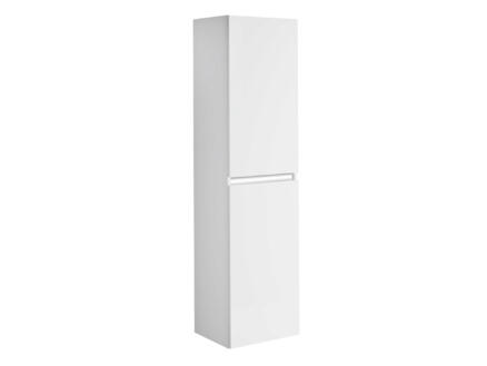 Allibert Pesaro meuble colonne 40cm 2 portes blanc brillant 1