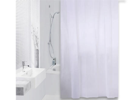 Differnz Peva rideau de douche 180x200 cm blanc 1