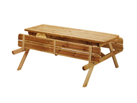 Picknicktafel hout 180x70 cm bruin