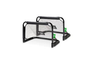 Exit Toys Pico voetbaldoel 90x60 cm staal zwart 2 stuks