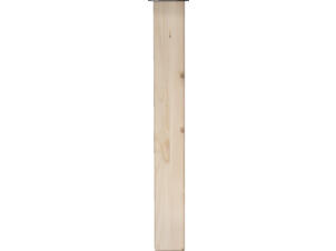 Pied de meuble 90x90 mm 72cm pin