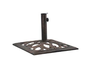 Pied de parasol 12kg 49cm fonte bronze