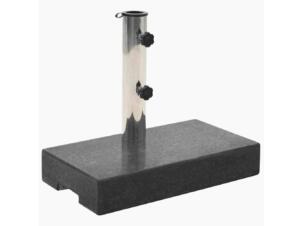 Pied de parasol rectangulaire granit 25kg noir