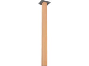 Pied de table 50x50 mm 75cm hêtre