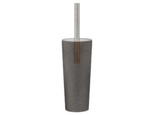 Sealskin Pierra brosse WC avec support polyrésine gris