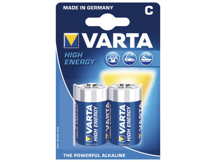 Varta Pile High Energy C 1,5V 2 pièces 1