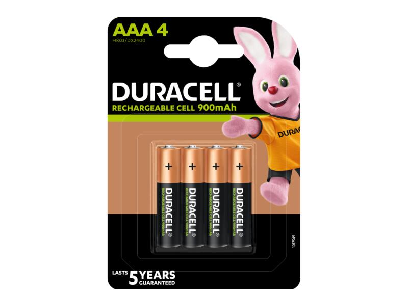 Duracell Pile NI-MH AAA 800mAh 4 pièces