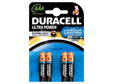 Duracell Pile Ultrapower AAA 1,5V 4 pièces 1