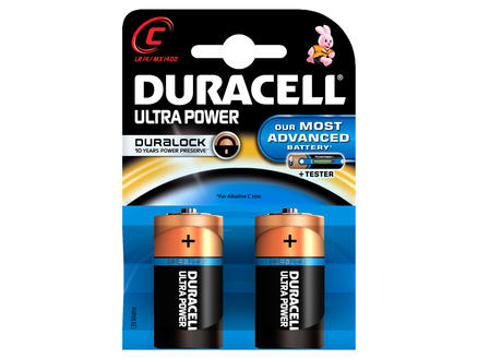 Duracell Pile Ultrapower C 1,5V 2 pièces 1