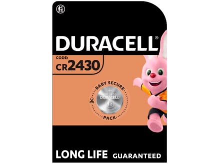 Duracell Pile bouton DL2430 lithium 3V 1