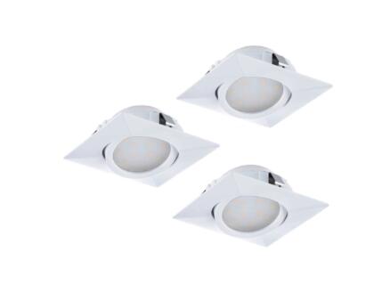 Eglo Pineda spot LED encastrable 6W blanc 3 pièces 1