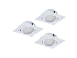 Eglo Pineda spot LED encastrable 6W blanc 3 pièces
