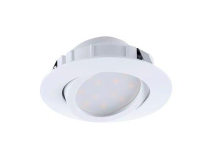 Eglo Pineda spot LED encastrable 6W orientable dimmable blanc 1