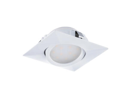 Eglo Pineda spot LED encastrable carré 6W blanc 1