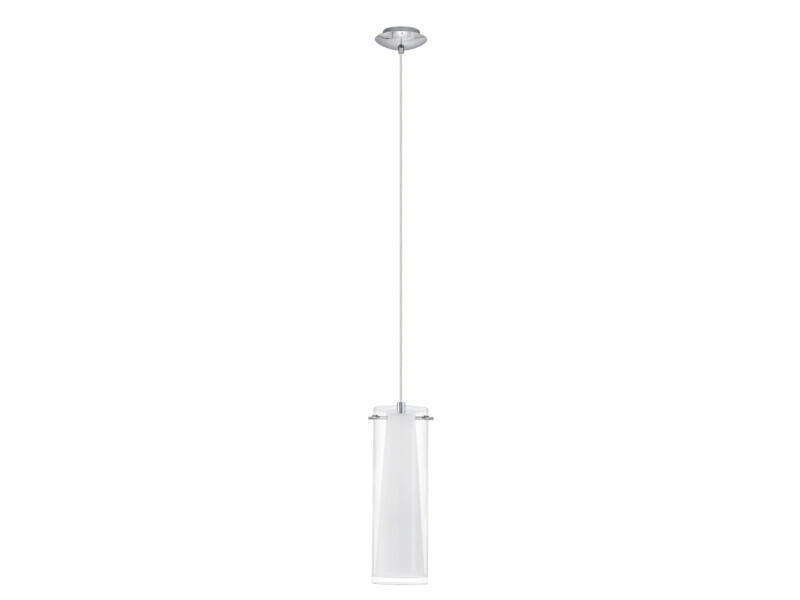 Eglo Pinto hanglamp E27 max. 60W chroom wit
