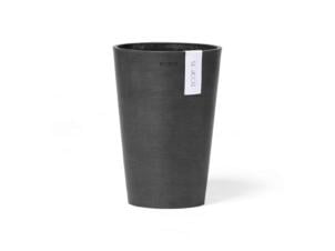 Ecopots Pisa bloempot 21cm gris foncé
