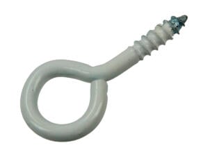 Mack Pitons à vis 20x3,5 mm blanc 5 pièces
