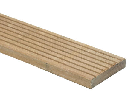 Planche de terrasse 210x14,5x2,8 cm bois dur 1
