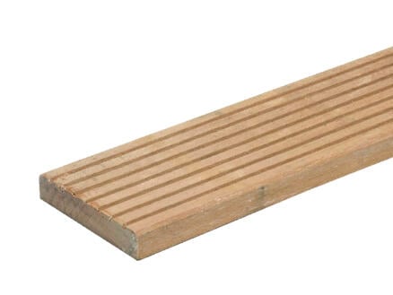 Planche de terrasse 240x14,5x2,1 cm bois dur 1