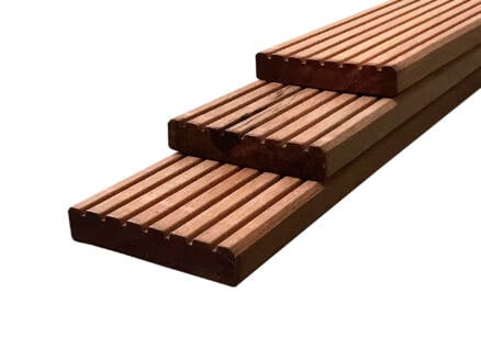 Planche de terrasse 240x14,5x2,5 cm bois dur 1