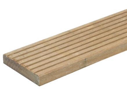 Planche de terrasse 240x14,5x2,8 cm bois dur 1