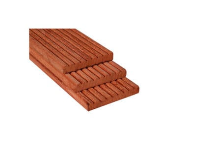 Planche de terrasse 330x14,5x2,1 cm bois dur 1