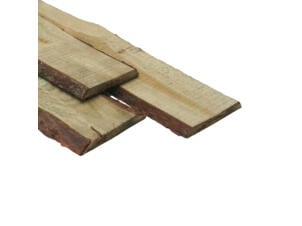 Cartri Plank 300x15-20x1,9 cm met schors grenen