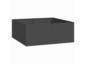 Plantenbak 100x100x40 cm staal zwart