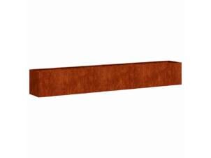 Plantenbak 280x40x40 cm weervast staal roestig