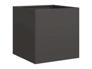 Plantenbak 40x40x40 cm koudgewalst staal zwart